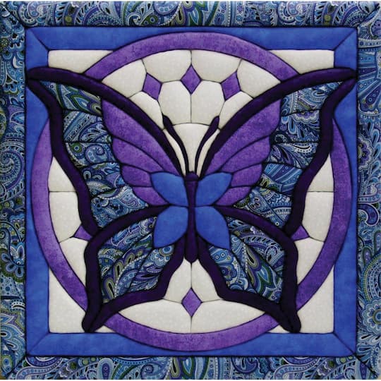 Quilt Magic&#xAE; Butterfly No Sew Wall Hanging Kit